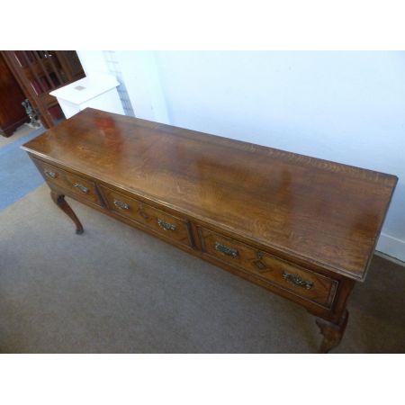 Schickes original antikes Eichen Sideboard englisch