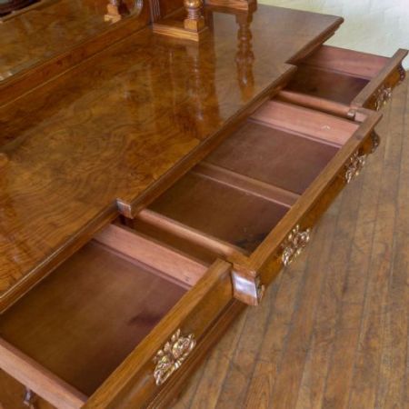 Viktorianischer Pollard Eichen Sideboard Massiv 1860 