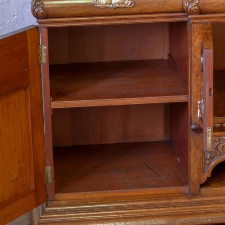 Viktorianischer Pollard Eichen Sideboard Massiv 1860 