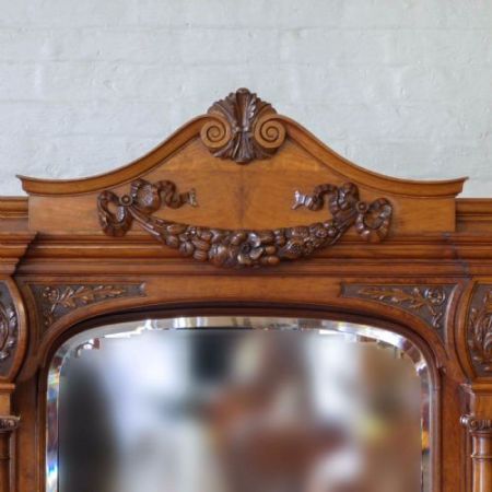 Viktorianischer Pollard Eichen Sideboard Massiv 1860 