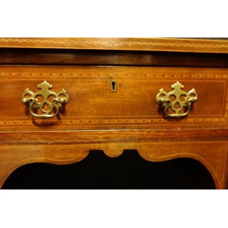 Gutes Edwardian Mahagoni Intarsien Sideboard von 1900