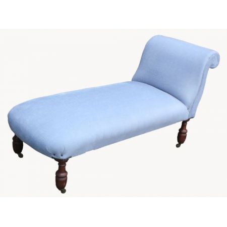 Kleine außergewöhnliche Arts and Crafts Chaise Longue original Edwardian