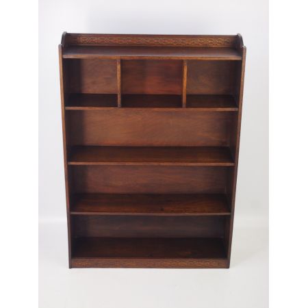 Offener Bücherschrank aus Eichenholz  ca 1920 