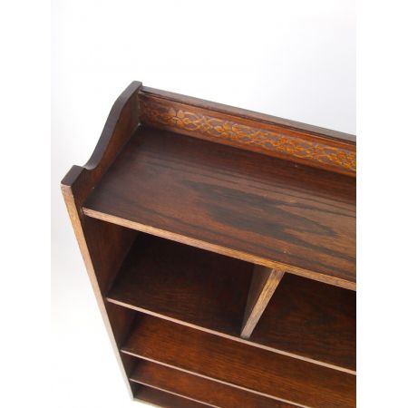 Offener Bücherschrank aus Eichenholz  ca 1920 