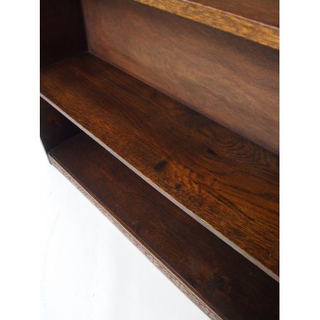 Offener Bücherschrank aus Eichenholz  ca 1920 