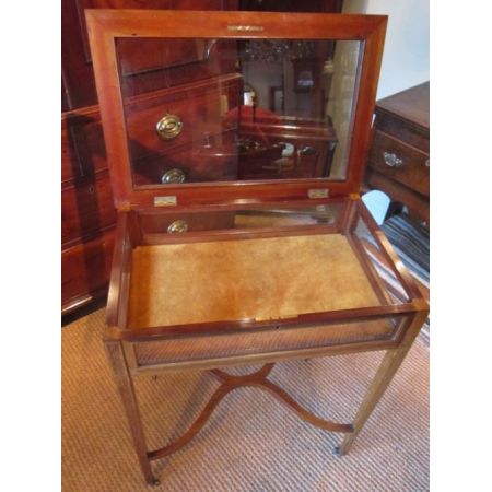 Hochwertiger original Edwardian 1890  Intarsien Bijouterie Tisch