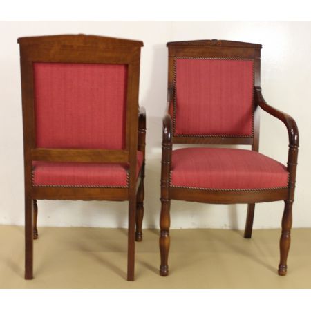 Französische antike Mahagonisessel original 1900