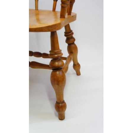 Schöner Lehnstuhl aus Buche/Ulme, original von 1910