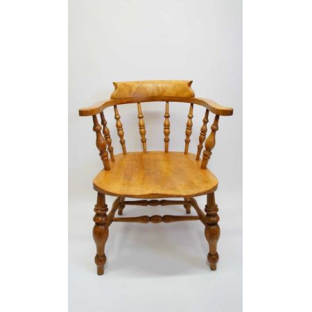 Schöner Lehnstuhl aus Buche/Ulme, original von 1910