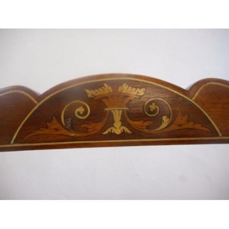 Stilvoller original edwardianischer Sessel aus Buche und Birke antik