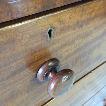 Schöne original viktorianische Kommode aus Mahagoniholz