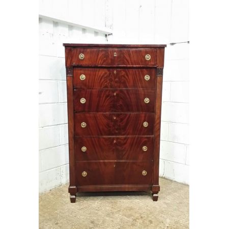 Französische antike Kommode aus Mahagoniholz, original von 1870