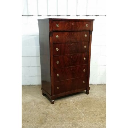 Französische antike Kommode aus Mahagoniholz, original von 1870