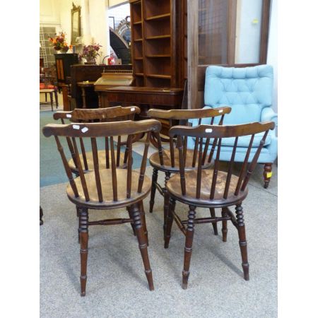 4 antike Landhaus Stühle Kitchen Chairs 