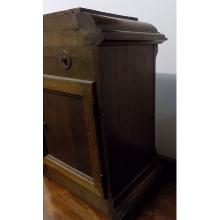 Eichen verkleidete Westminster Bracket Uhr von 1900