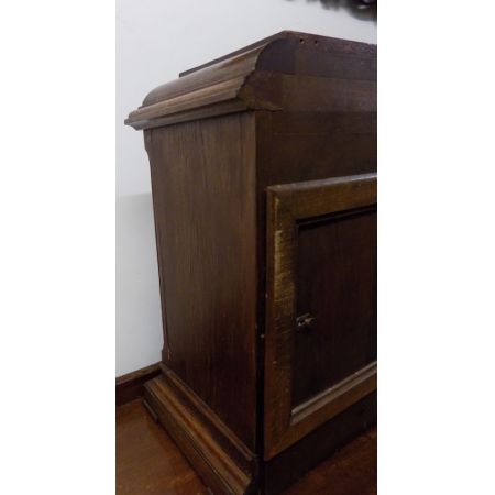 Eichen verkleidete Westminster Bracket Uhr von 1900