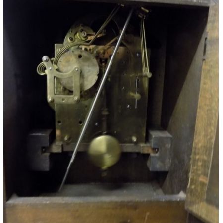 Eichen verkleidete Westminster Bracket Uhr von 1900