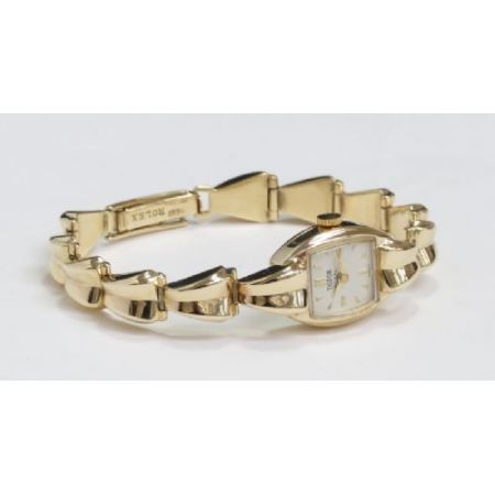 Schöne solide 9 Karat Gold Rolex Tudor Damen Cocktail-Uhr ca. 1954-55