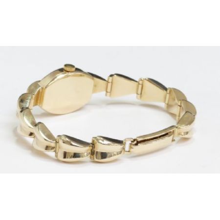 Schöne solide 9 Karat Gold Rolex Tudor Damen Cocktail-Uhr ca. 1954-55