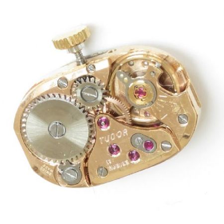 Schöne solide 9 Karat Gold Rolex Tudor Damen Cocktail-Uhr ca. 1954-55