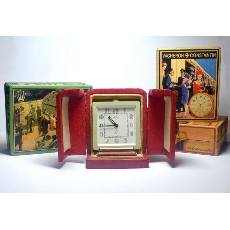 Seltene Art Deco Uhr von Jaeger-Lecoultre, um 1930