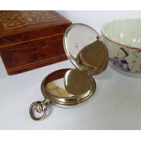 Antike Silberne Taschenuhr, Chronometer v Dricsum von 1920