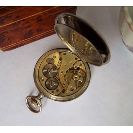 Antike Silberne Taschenuhr, Chronometer v Dricsum von 1920