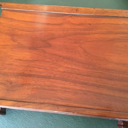 Kaminuhr aus Nussbaum von 1920