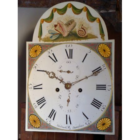 Frühes 19. JH Eichen Standuhr