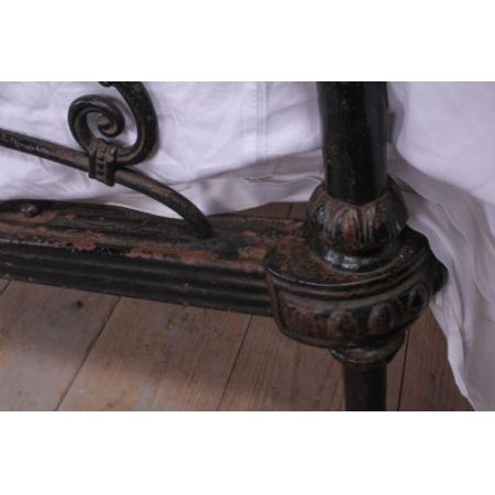 Sehr schönes Original Gusseisen Doppelbett  1890