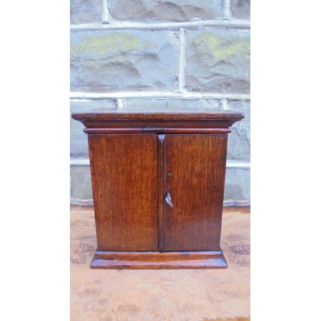 Antiker Sammlerschrank Beistelltisch Schrank Original Eiche