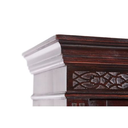 Wunderschöne original Mahagoni Vitrine Massivholz