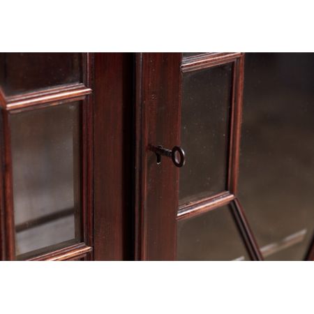 Wunderschöne original Mahagoni Vitrine Massivholz