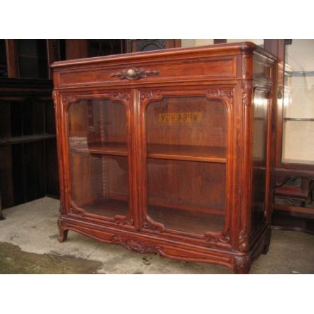 Palisander Vitrine aus dem späten 19. Jahrhundert