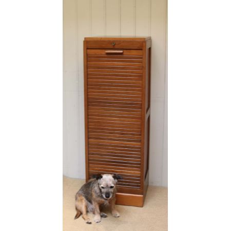 Tambourfront-Aktenschrank der 1920er Jahre 