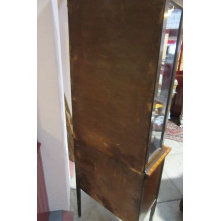 Antiker Edwardian Vitrinenschrank Bowfront 1890 SA2042d