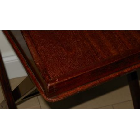 schickes viktorianisches Tablett und Stehtisch, 19. Jahrhundert Mahagoni