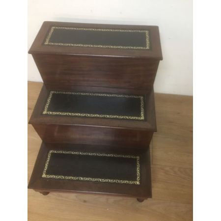 Viktorianische Bücherregal Treppen antik 19. Jahrhundert