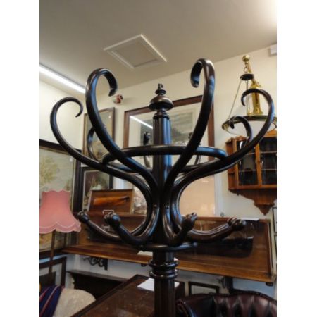 Vikitorianischer Kleiderständer aus Bugholz Massivholz, 19. Jahrhundert