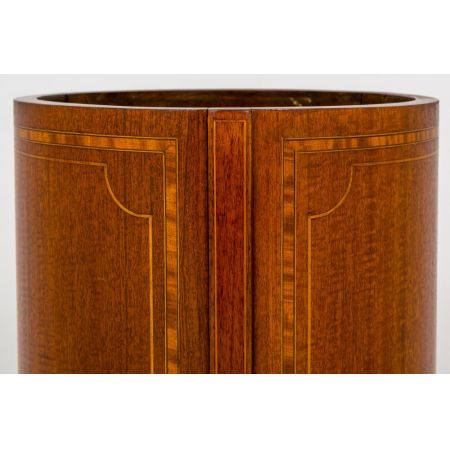 Antiker Massivholz Mahagoni Sheraton Revival Blumenständer 1900