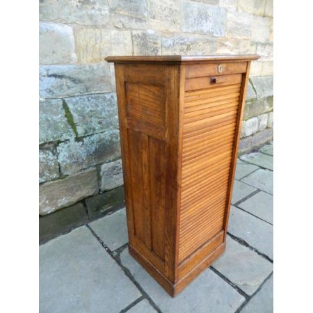 Original Massivholz Eiche Aktenschrank Papierschrank Büroschrank Filing Cabinet 1900