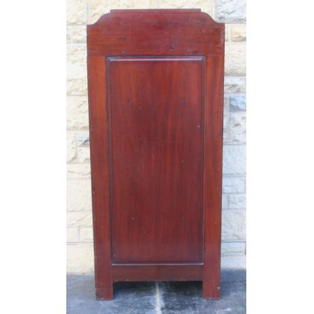 Mahagoni Intarsien offenes Bücherregal im georgischen Stil von circa 1900