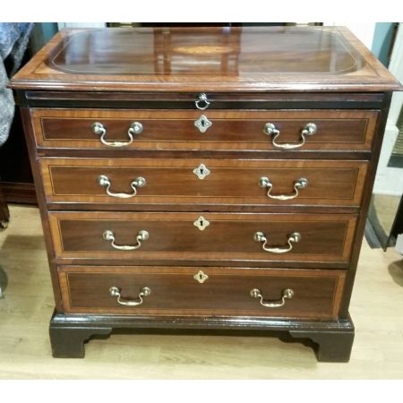 Kleine original georgianische antike Kommode Mahagoni 18. Jahrhundert