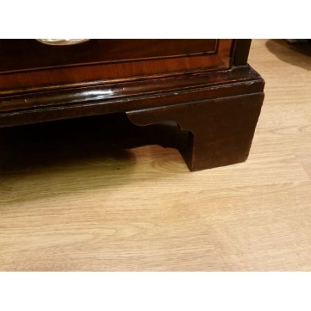 Kleine original georgianische antike Kommode Mahagoni 18. Jahrhundert