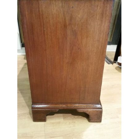 Kleine original georgianische antike Kommode Mahagoni 18. Jahrhundert