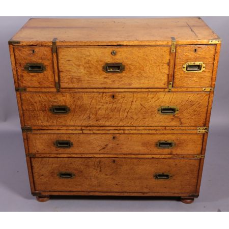 Sekretär Kommode mit Schubladen, Eiche, 1850 original 