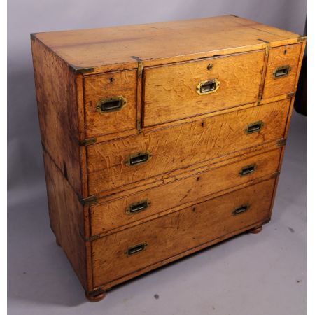 Sekretär Kommode mit Schubladen, Eiche, 1850 original 