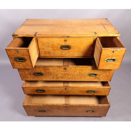 Sekretär Kommode mit Schubladen, Eiche, 1850 original 