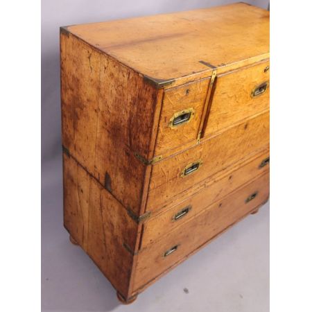 Sekretär Kommode mit Schubladen, Eiche, 1850 original 