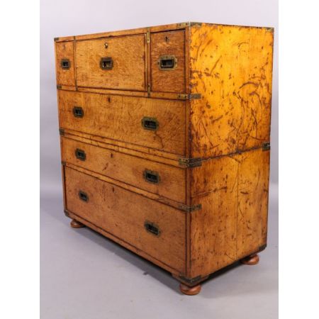 Sekretär Kommode mit Schubladen, Eiche, 1850 original 